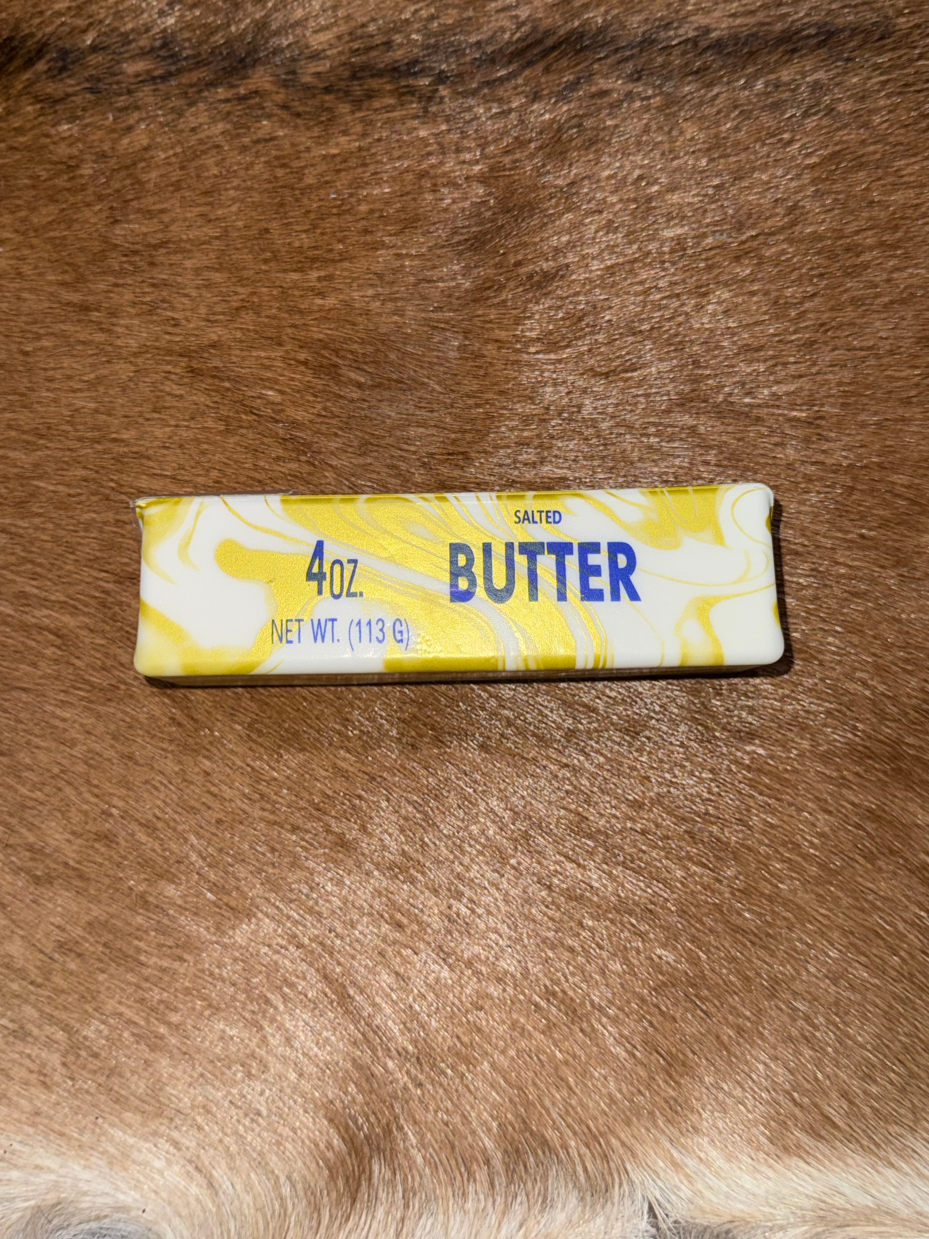 Yellow Marble Butter Squishy