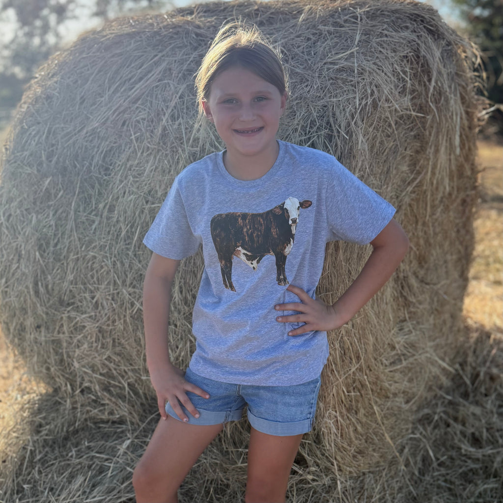 Bandit Big Kid Tee on Heather