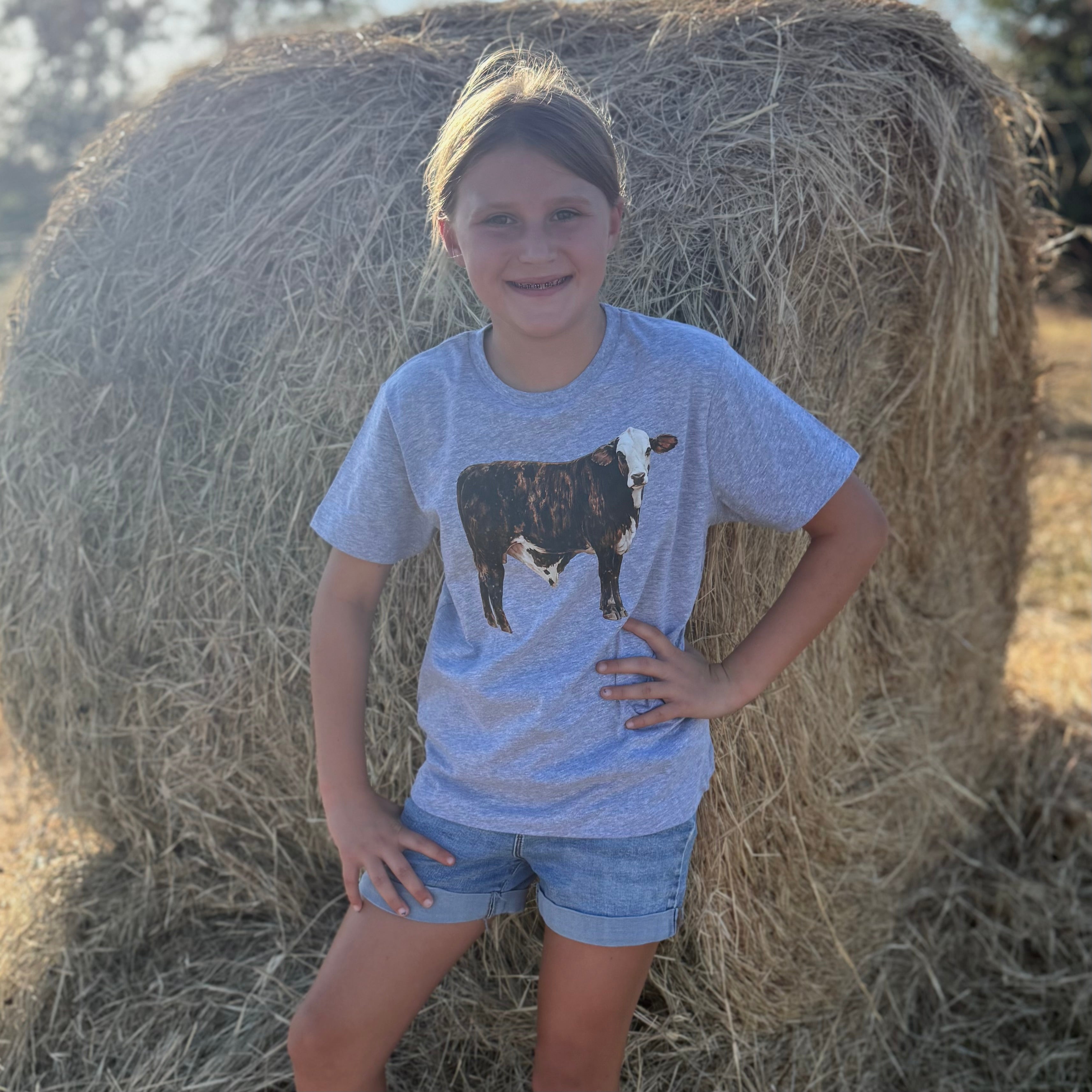 Bandit Big Kid Tee on Heather