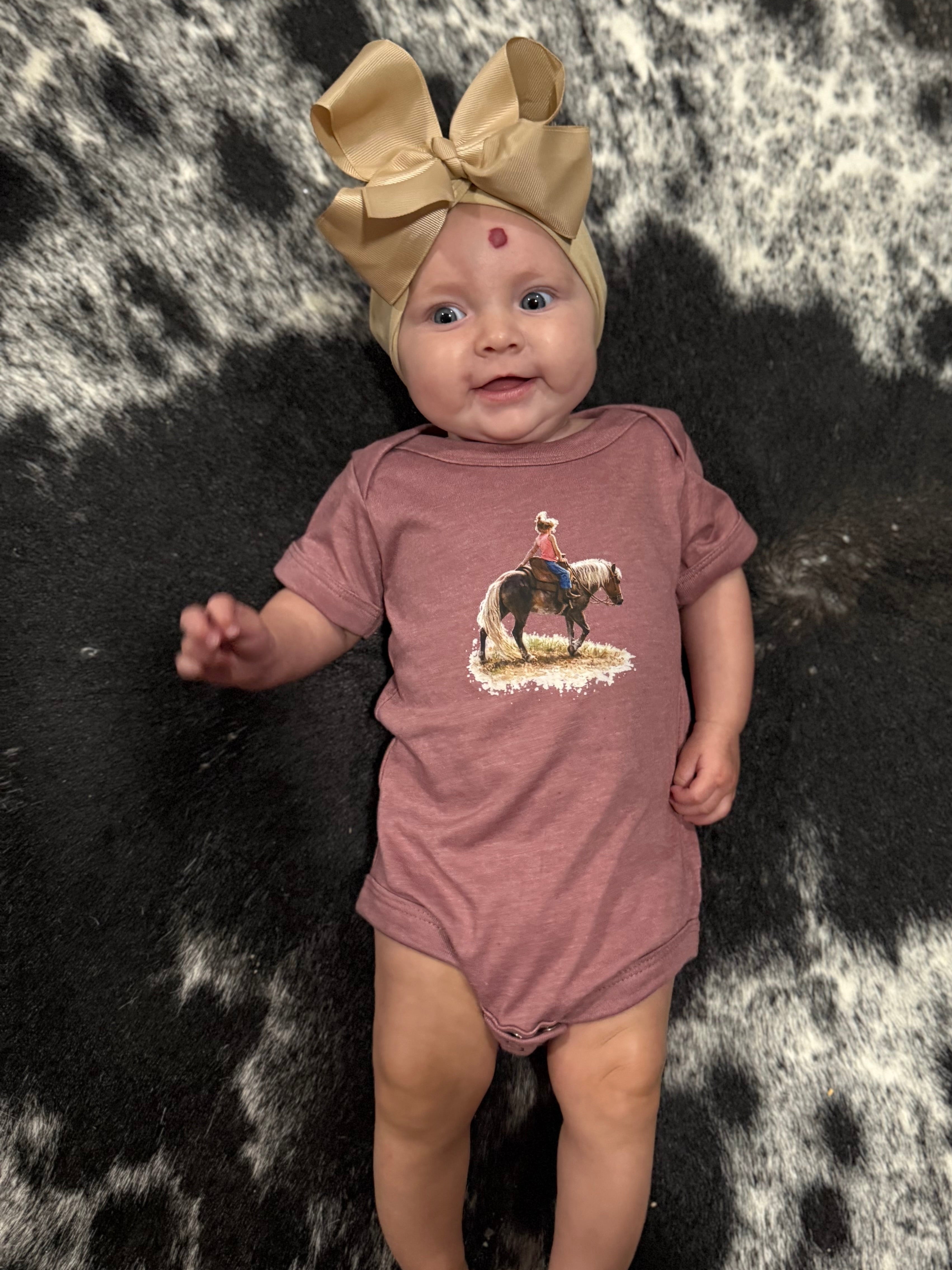Little Cowgirl Baby Bodysuit