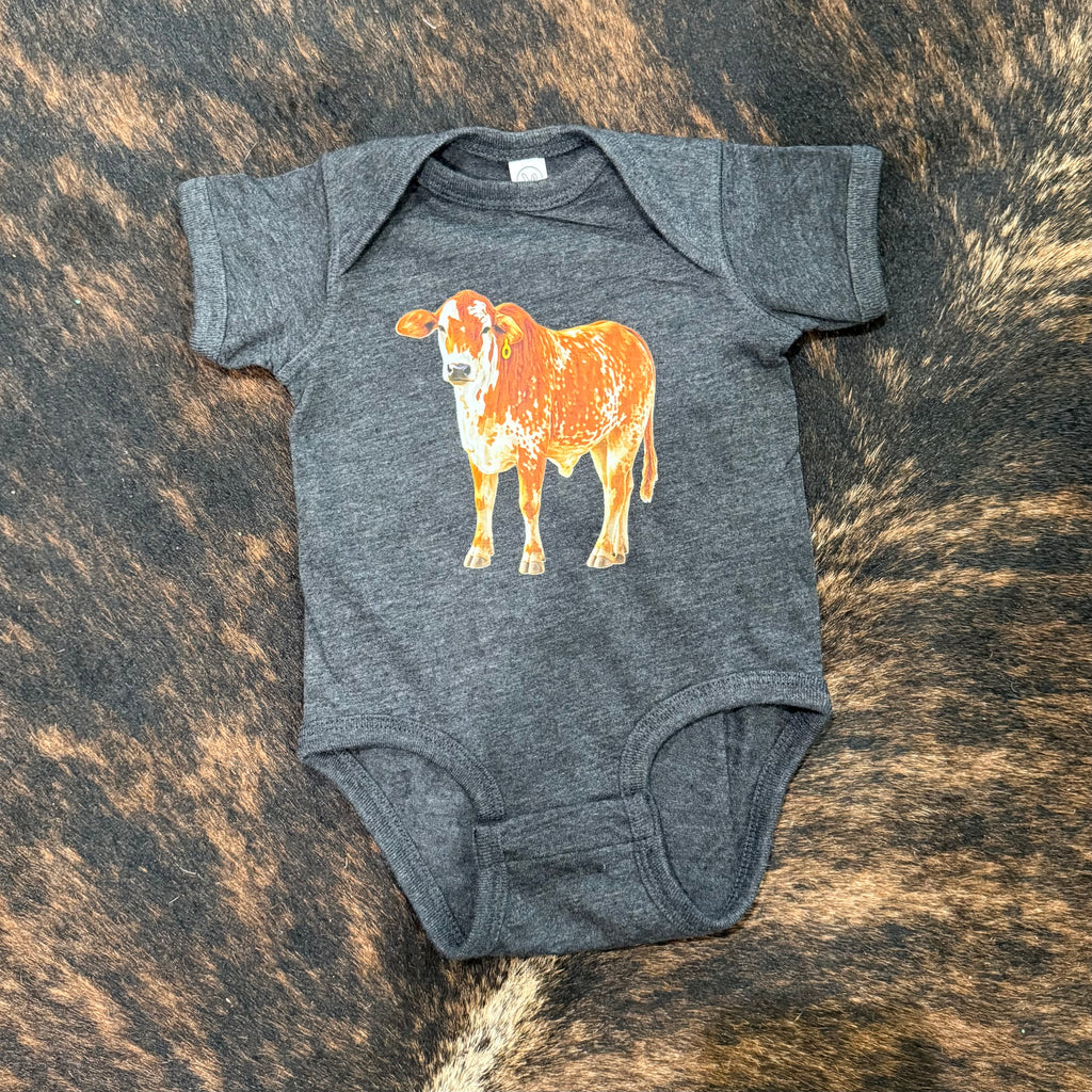 Rusty Baby Bodysuit on Vintage Smoke