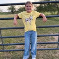 Waylon the Donkey Big Kid Tee on Butter