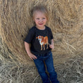 Rusty Toddler Tee on Vintage Smoke