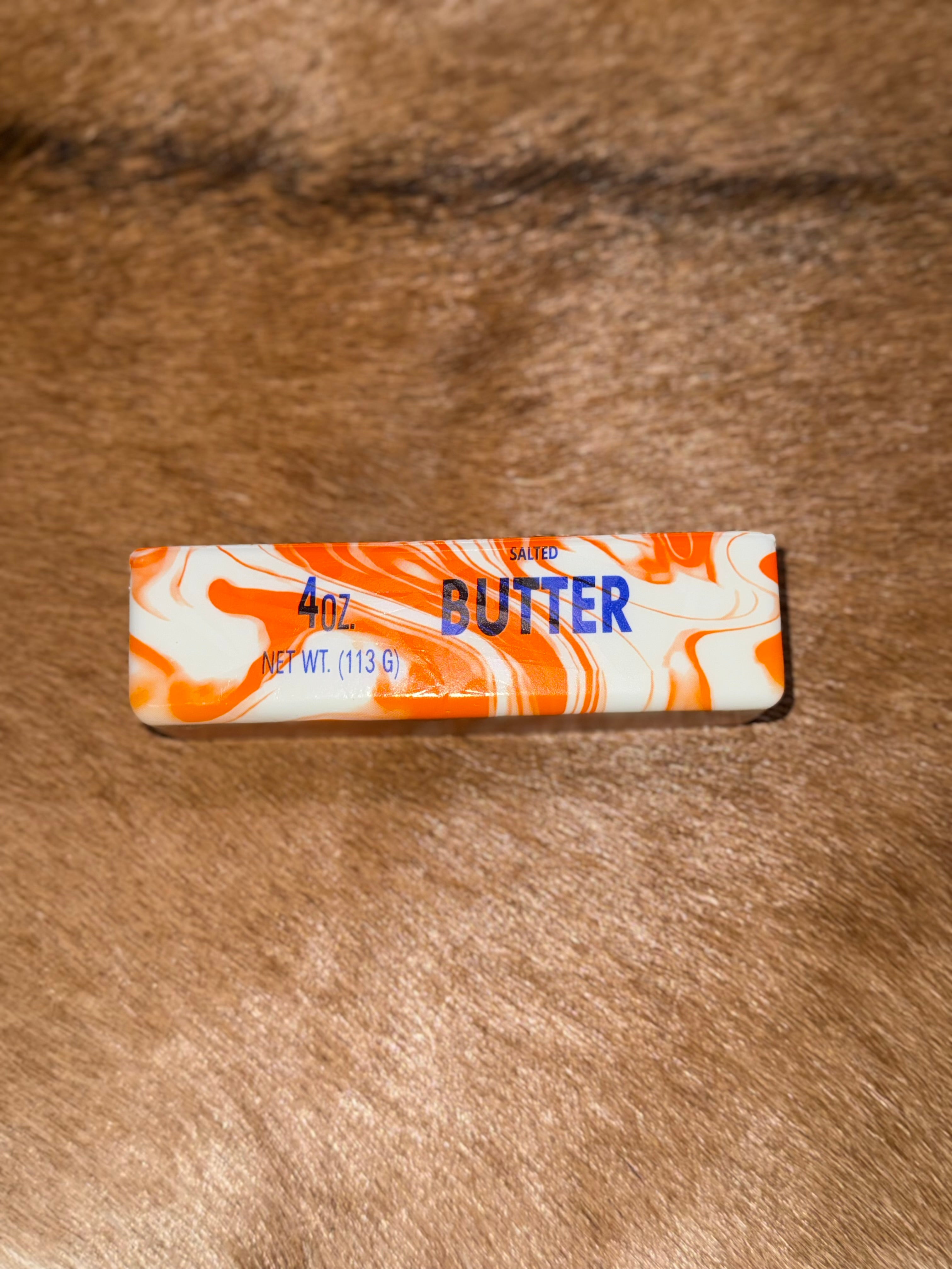 Orange Marble Butter Squishy
