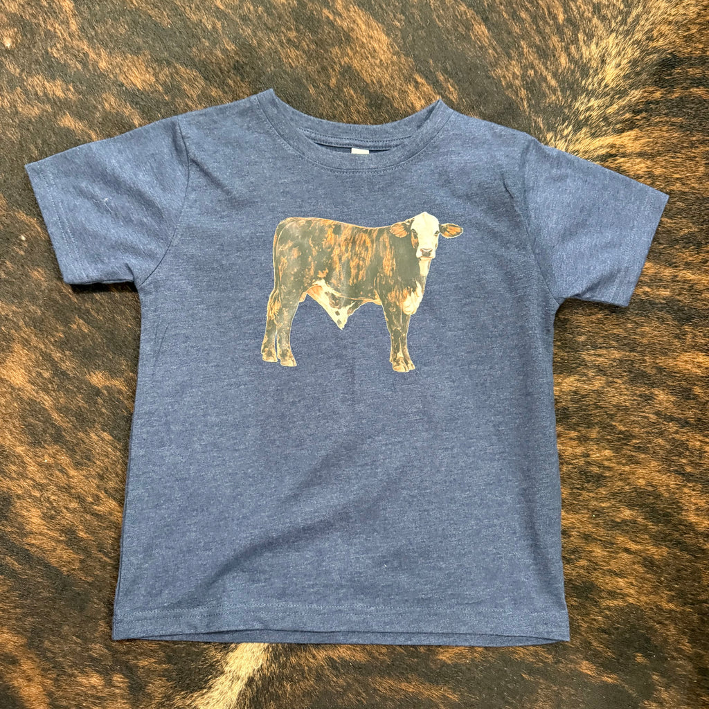 Bandit Big Kid Tee on Vintage True Navy
