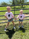 Ear Tag No.14 Toddler Tee-Pink