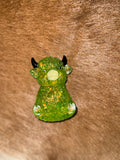 Green Highland Cow Squishy