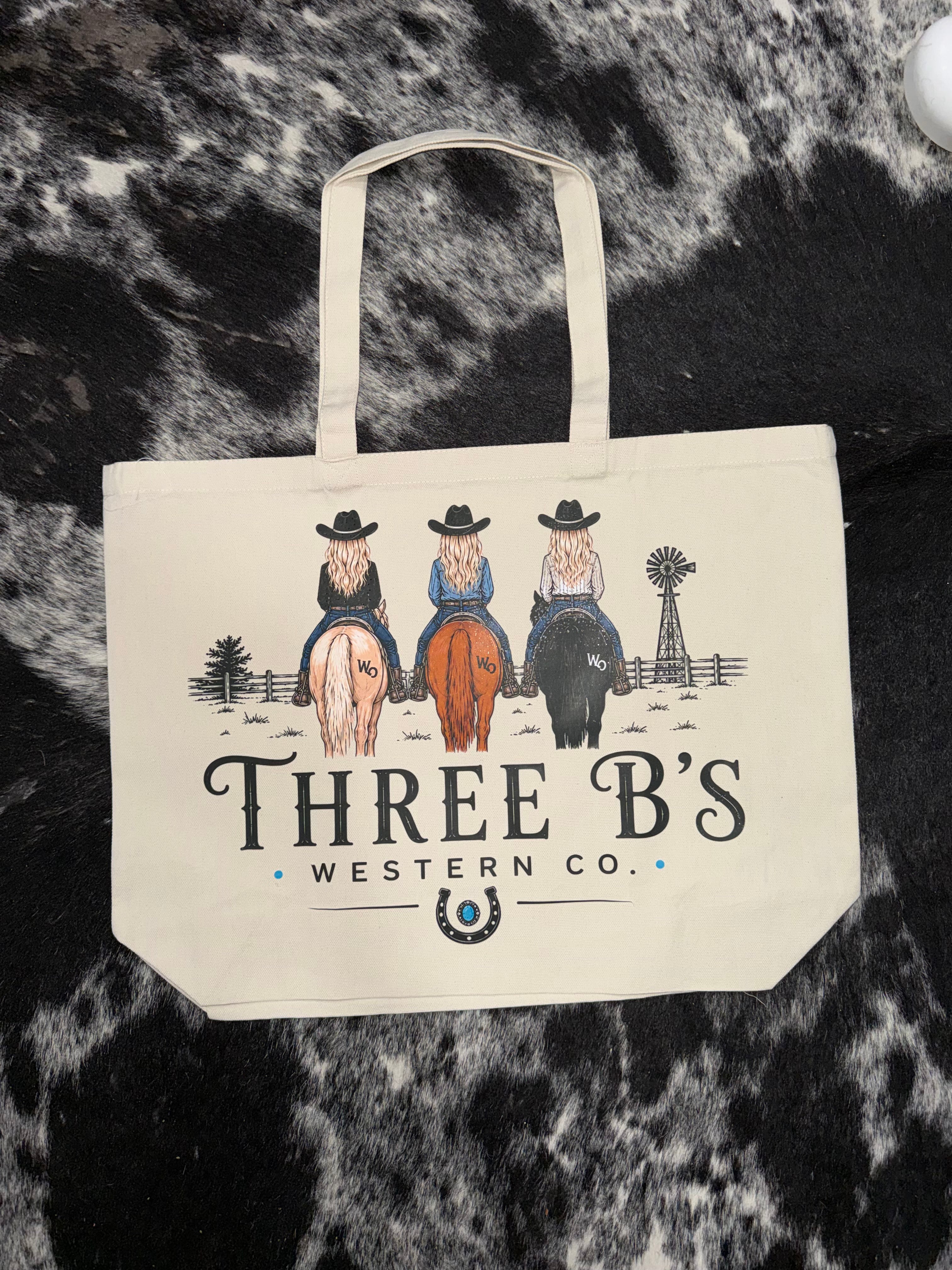 Three B’s Canvas Tote Bag