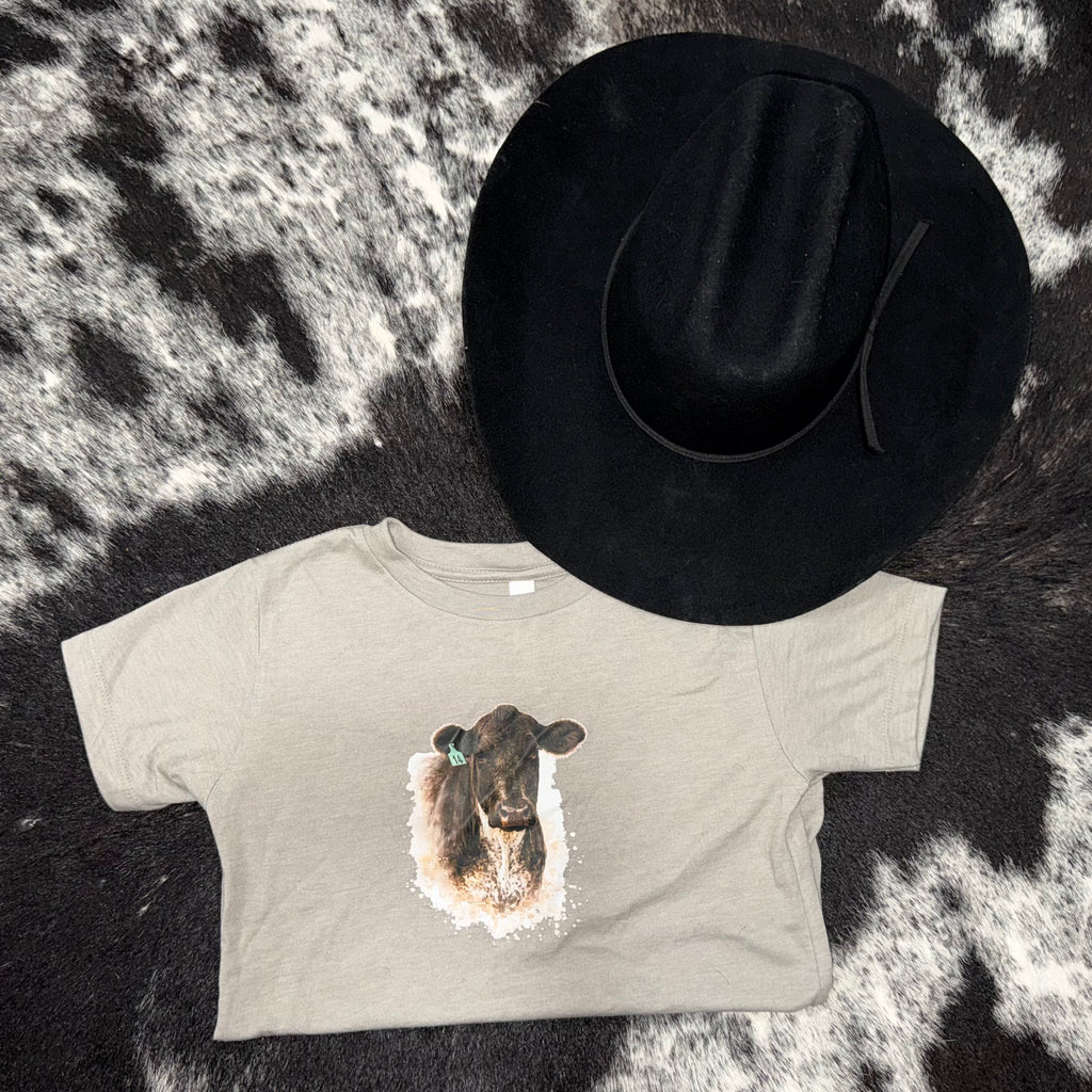 Ear Tag No.14 Toddler Tee-Stone
