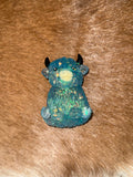 Blue Highland Cow Squishy