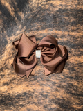Brown Rhinestone Bow