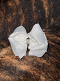 White Rhinestone Bow