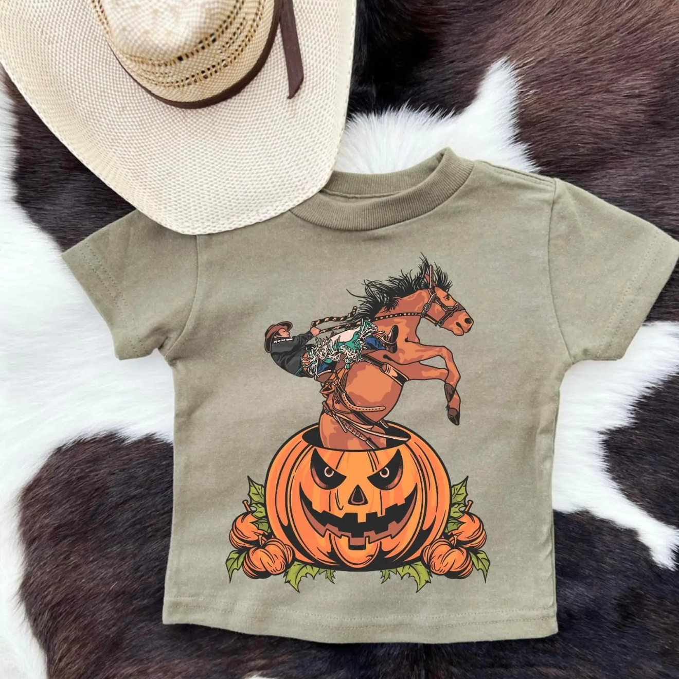 Bronc Jack-o’-lantern Tee | PREORDER